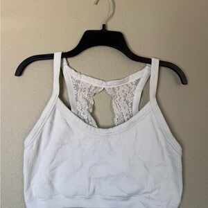 Maurices Lace Back Ribbed Bralette